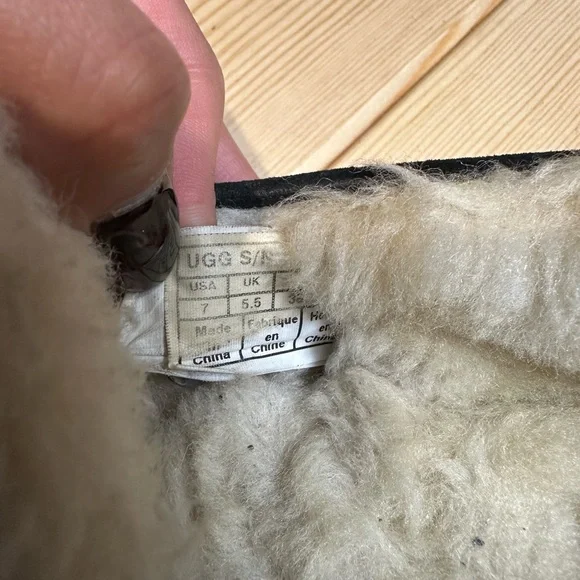 UGG Black Suede Moccasins - Picture 5 of 5